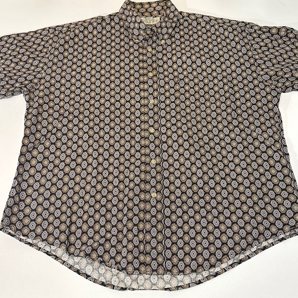VINTAGE NATURAL ISSUE MENS BUTTON UP SHIRT